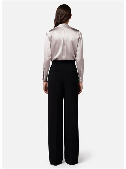 Black women's trousers ELISABETTA FRANCHI | PA02141E2.110